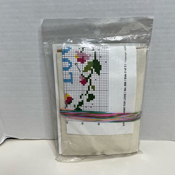 NEW Sunset Cross Stitch Kit Grandma is another name for LOVE - Picture 2 of 2
